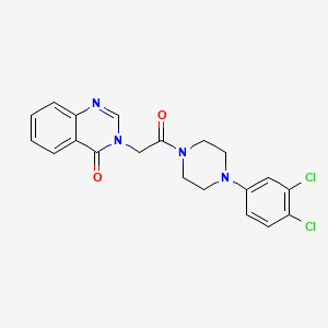 3-{2-[4-(3,4-dichlorophenyl)piperazino]-2-oxoethyl}-4(3H)-quinazolinone