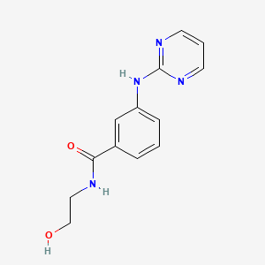 N-(2-hydroxyethyl)-3-(2-pyrimidinylamino)benzamide