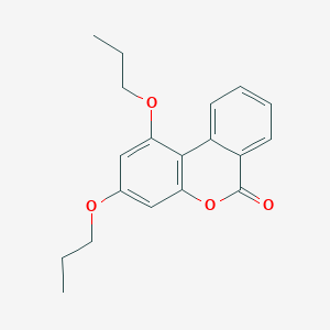 molecular formula C19H20O4 B11150885 1,3-dipropoxy-6H-benzo[c]chromen-6-one 