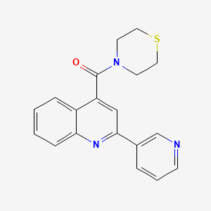 [2-(Pyridin-3-yl)quinolin-4-yl](thiomorpholin-4-yl)methanone