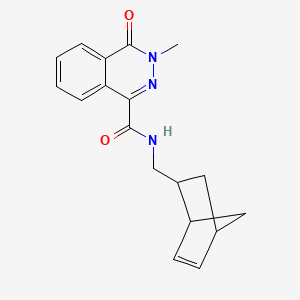 N-(bicyclo[2.2.1]hept-5-en-2-ylmethyl)-3-methyl-4-oxo-3,4-dihydro-1-phthalazinecarboxamide