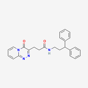 N-(3,3-diphenylpropyl)-3-(4-oxo-4H-pyrido[2,1-c][1,2,4]triazin-3-yl)propanamide