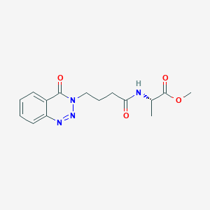 methyl N-[4-(4-oxo-1,2,3-benzotriazin-3(4H)-yl)butanoyl]-L-alaninate