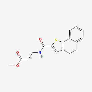 methyl N-(4,5-dihydronaphtho[1,2-b]thien-2-ylcarbonyl)-beta-alaninate