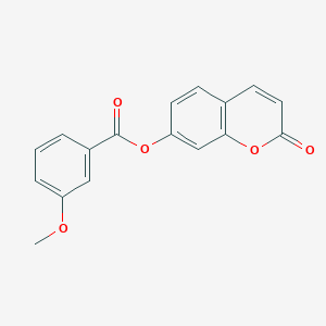 2-oxo-2H-chromen-7-yl 3-methoxybenzoate