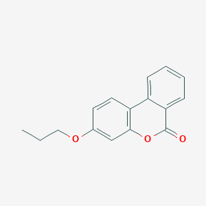 molecular formula C16H14O3 B11151485 3-propoxy-6H-benzo[c]chromen-6-one 