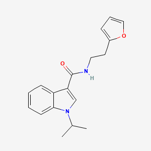 N-[2-(2-furyl)ethyl]-1-isopropyl-1H-indole-3-carboxamide