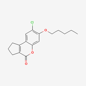 8-chloro-7-(pentyloxy)-2,3-dihydrocyclopenta[c]chromen-4(1H)-one