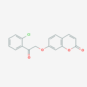 7-[2-(2-chlorophenyl)-2-oxoethoxy]-2H-chromen-2-one