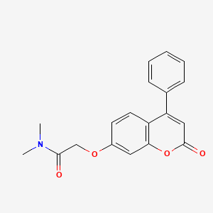 N,N-dimethyl-2-[(2-oxo-4-phenyl-2H-chromen-7-yl)oxy]acetamide