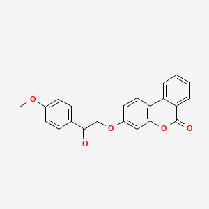 3-[2-(4-methoxyphenyl)-2-oxoethoxy]-6H-benzo[c]chromen-6-one