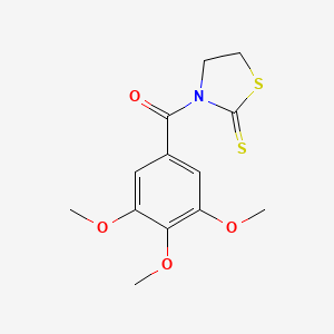 3-(3,4,5-Trimethoxybenzoyl)-1,3-thiazolidine-2-thione