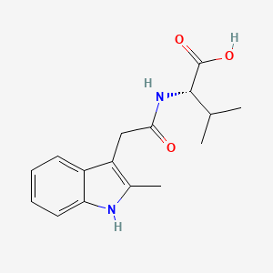 N-[(2-methyl-1H-indol-3-yl)acetyl]-L-valine