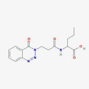 N-[3-(4-oxo-1,2,3-benzotriazin-3(4H)-yl)propanoyl]norvaline