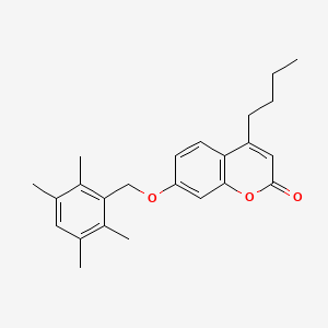 4-butyl-7-[(2,3,5,6-tetramethylbenzyl)oxy]-2H-chromen-2-one