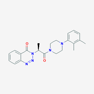 3-{(2S)-1-[4-(2,3-dimethylphenyl)piperazin-1-yl]-1-oxopropan-2-yl}-1,2,3-benzotriazin-4(3H)-one