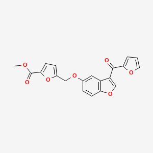 Methyl 5-({[3-(furan-2-ylcarbonyl)-1-benzofuran-5-yl]oxy}methyl)furan-2-carboxylate