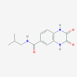 N~6~-isobutyl-2,3-dioxo-1,2,3,4-tetrahydro-6-quinoxalinecarboxamide