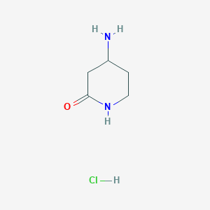 molecular formula C5H11ClN2O B111523 4-氨基哌啶-2-酮盐酸盐 CAS No. 1260883-24-6