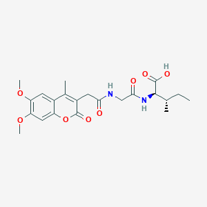 N-[(6,7-dimethoxy-4-methyl-2-oxo-2H-chromen-3-yl)acetyl]glycyl-D-isoleucine