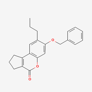 7-(benzyloxy)-8-propyl-2,3-dihydrocyclopenta[c]chromen-4(1H)-one