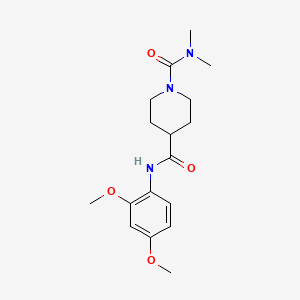 N~4~-(2,4-dimethoxyphenyl)-N~1~,N~1~-dimethylpiperidine-1,4-dicarboxamide