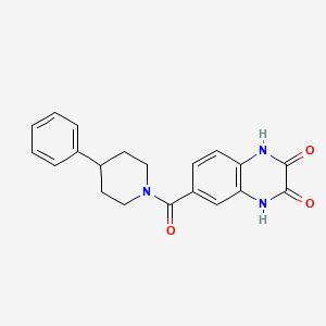 (2,3-Dihydroxyquinoxalin-6-yl)(4-phenylpiperidin-1-yl)methanone