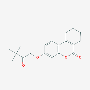 3-(3,3-dimethyl-2-oxobutoxy)-7,8,9,10-tetrahydro-6H-benzo[c]chromen-6-one