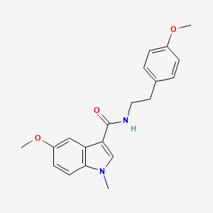 5-methoxy-N-(4-methoxyphenethyl)-1-methyl-1H-indole-3-carboxamide