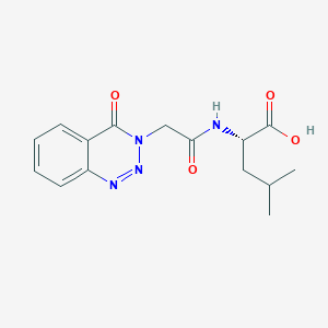 N-[(4-oxo-1,2,3-benzotriazin-3(4H)-yl)acetyl]-L-leucine