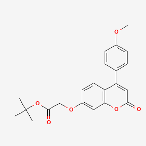 tert-butyl 2-{[4-(4-methoxyphenyl)-2-oxo-2H-chromen-7-yl]oxy}acetate