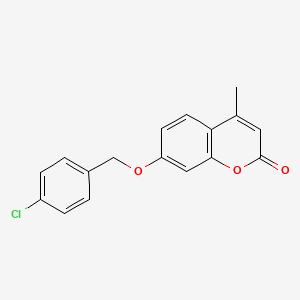 7-[(4-chlorobenzyl)oxy]-4-methyl-2H-chromen-2-one