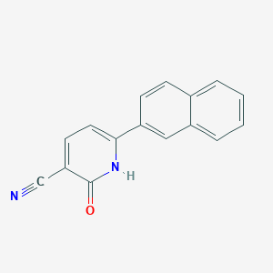 6-(Naphthalen-2-yl)-2-oxo-1,2-dihydropyridine-3-carbonitrile