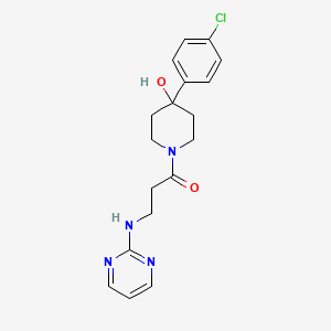 1-[4-(4-Chlorophenyl)-4-hydroxypiperidino]-3-(2-pyrimidinylamino)-1-propanone