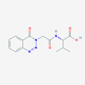 N-[(4-oxo-1,2,3-benzotriazin-3(4H)-yl)acetyl]-L-valine