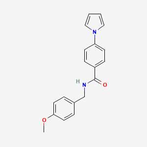 N-(4-methoxybenzyl)-4-(1H-pyrrol-1-yl)benzamide