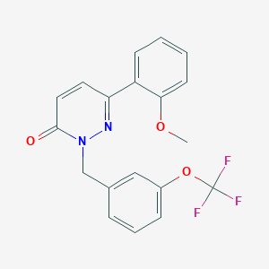 6-(2-methoxyphenyl)-2-[3-(trifluoromethoxy)benzyl]-3(2H)-pyridazinone