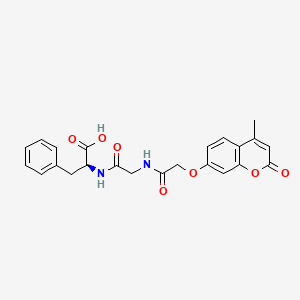 N-{[(4-methyl-2-oxo-2H-chromen-7-yl)oxy]acetyl}glycyl-L-phenylalanine