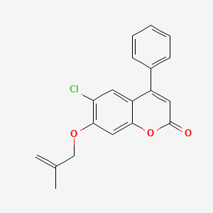 6-chloro-7-[(2-methylprop-2-en-1-yl)oxy]-4-phenyl-2H-chromen-2-one