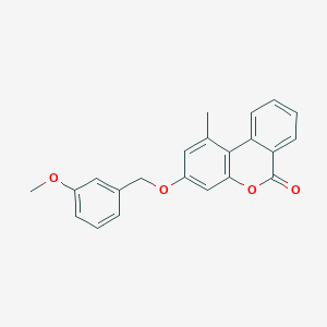 3-[(3-methoxybenzyl)oxy]-1-methyl-6H-benzo[c]chromen-6-one