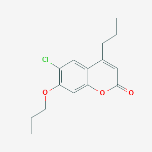 6-chloro-7-propoxy-4-propyl-2H-chromen-2-one