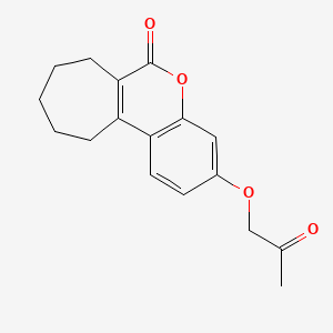 3-(2-oxopropoxy)-8,9,10,11-tetrahydrocyclohepta[c]chromen-6(7H)-one