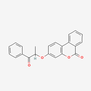 3-(1-methyl-2-oxo-2-phenylethoxy)-6H-benzo[c]chromen-6-one