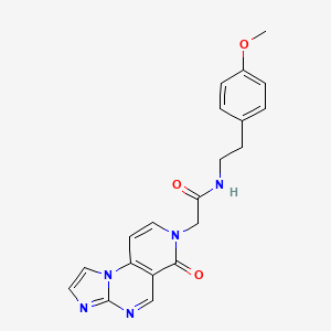 N-[2-(4-methoxyphenyl)ethyl]-2-(6-oxoimidazo[1,2-a]pyrido[3,4-e]pyrimidin-7(6H)-yl)acetamide