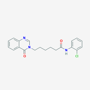 N-(2-chlorophenyl)-6-(4-oxoquinazolin-3(4H)-yl)hexanamide