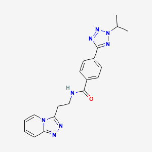 4-(2-isopropyl-2H-1,2,3,4-tetraazol-5-yl)-N-(2-[1,2,4]triazolo[4,3-a]pyridin-3-ylethyl)benzamide