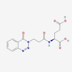 N-[3-(4-oxo-1,2,3-benzotriazin-3(4H)-yl)propanoyl]-L-glutamic acid