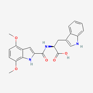 N-[(4,7-dimethoxy-1H-indol-2-yl)carbonyl]-L-tryptophan