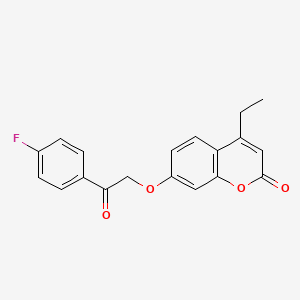 4-Ethyl-7-(2-(4-fluorophenyl)-2-oxoethoxy)-2H-chromen-2-one