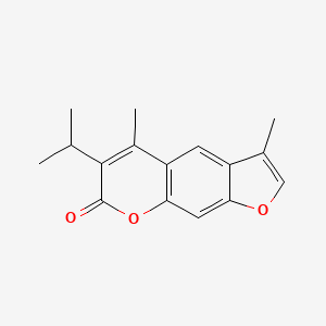 6-isopropyl-3,5-dimethyl-7H-furo[3,2-g]chromen-7-one